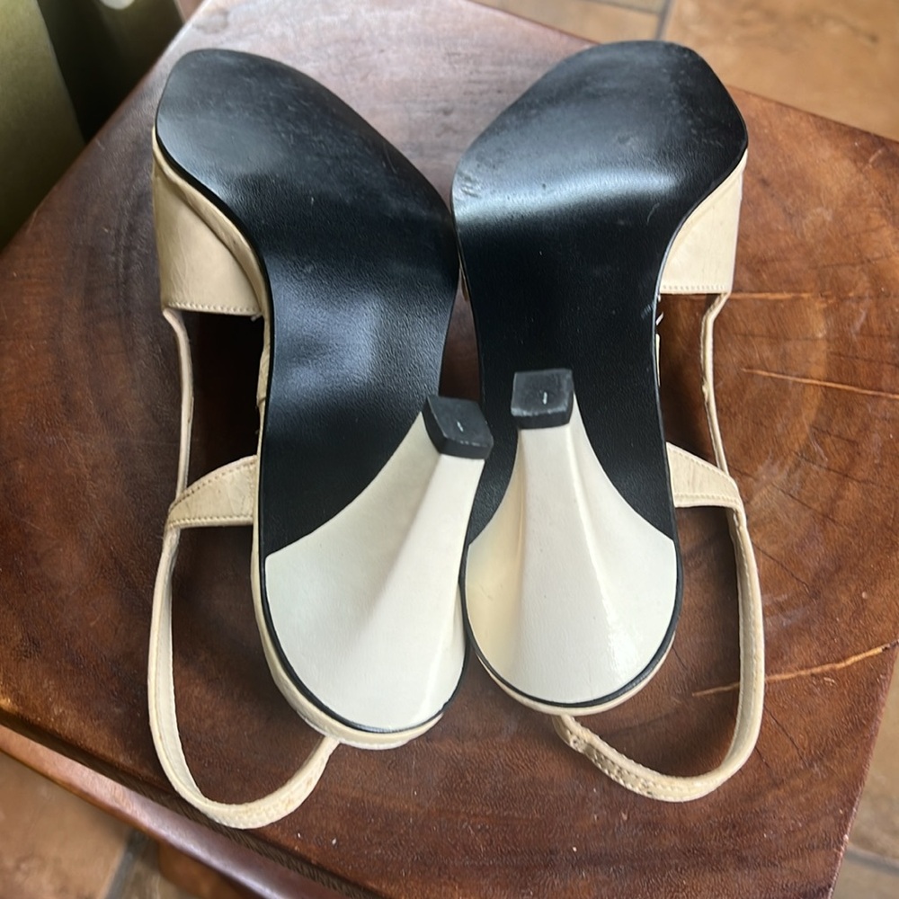 VINTAGE HUSH PUPPY SLING BACK SHOES - Picture 7 of 8